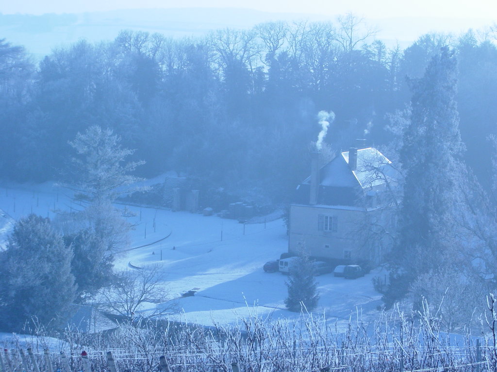 Le Domaine du Nozay sous la neige